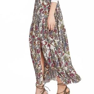 Banana Republic Paisley Maxi Skirt